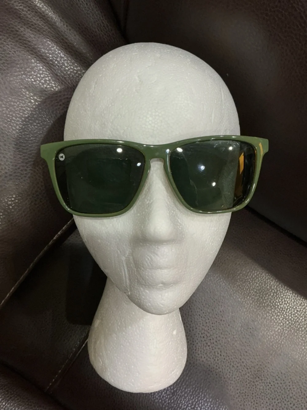 Knockaround Olive Green/Gold Wayfarer Sunglasses
